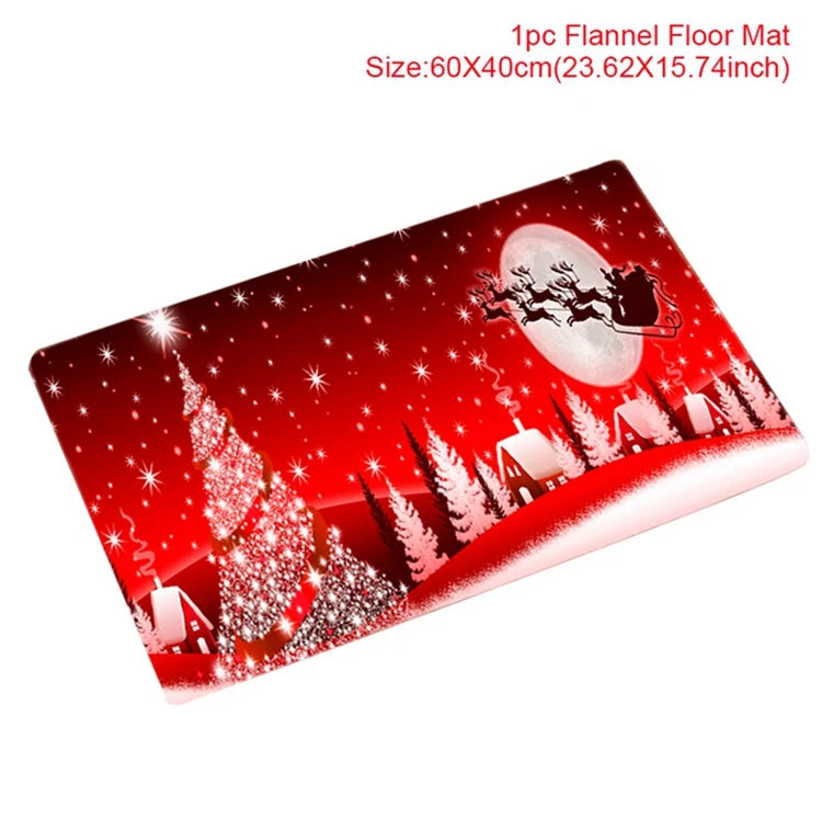 Christmas Door Mat Santa Claus Outdoor