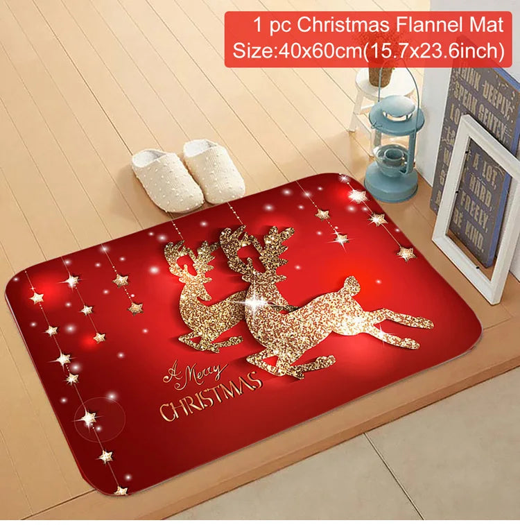 Christmas Door Mat Santa Claus Outdoor