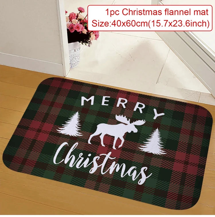 Christmas Door Mat Santa Claus Outdoor