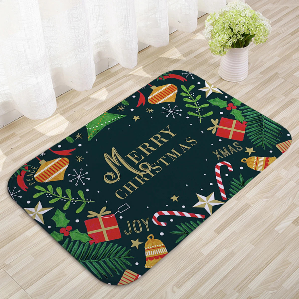 Christmas Door Mat Santa Claus Outdoor