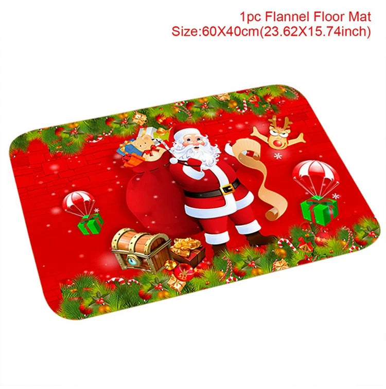 Christmas Door Mat Santa Claus Outdoor