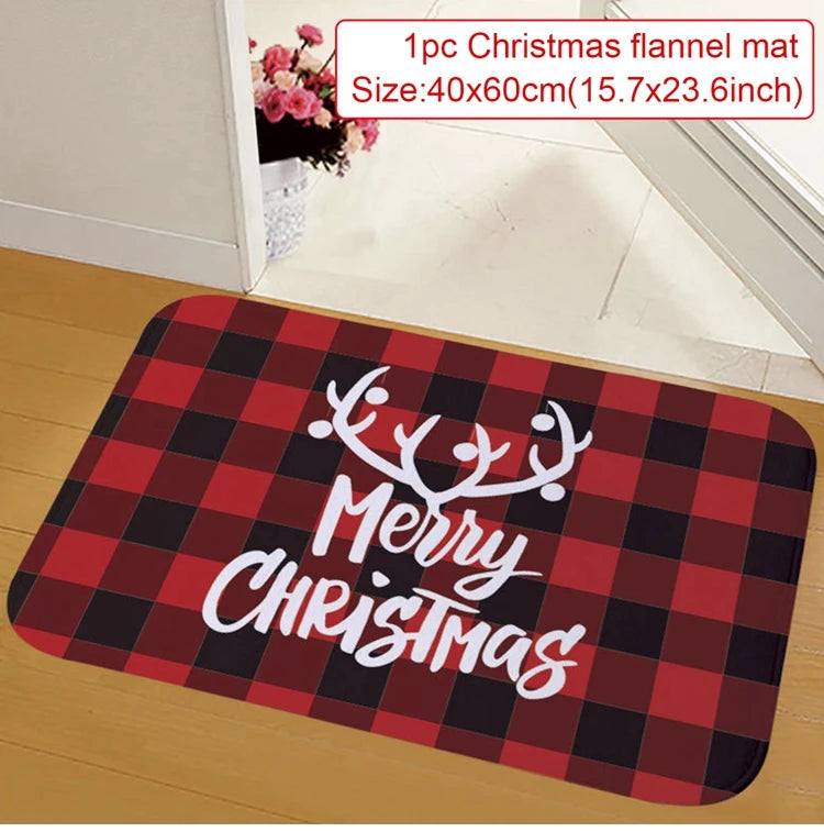 Christmas Door Mat Santa Claus Outdoor