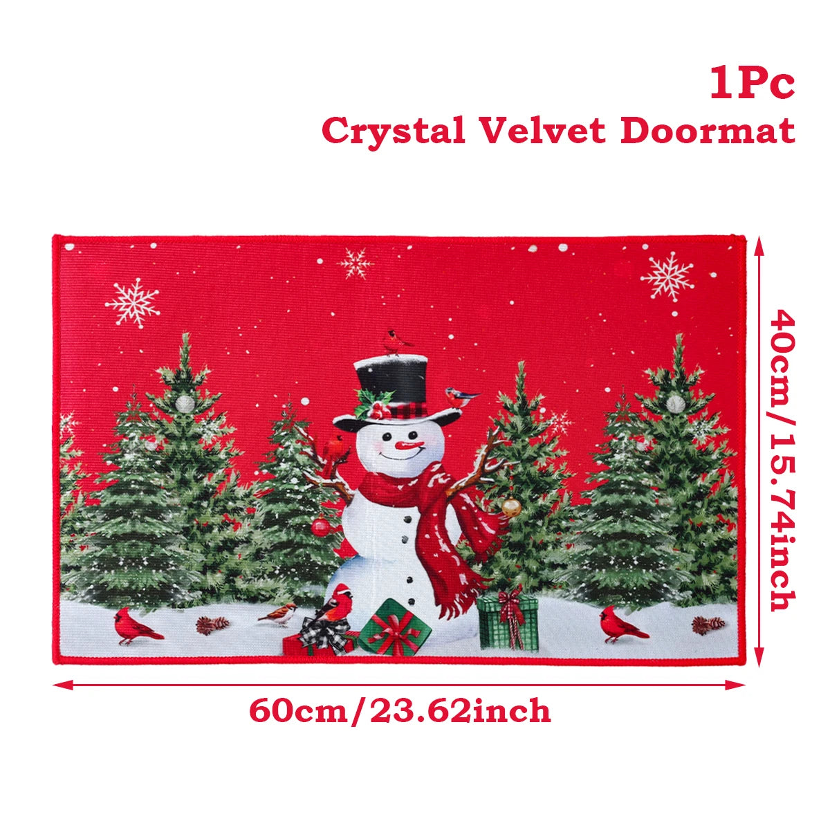 Christmas Door Mat Santa Claus Outdoor