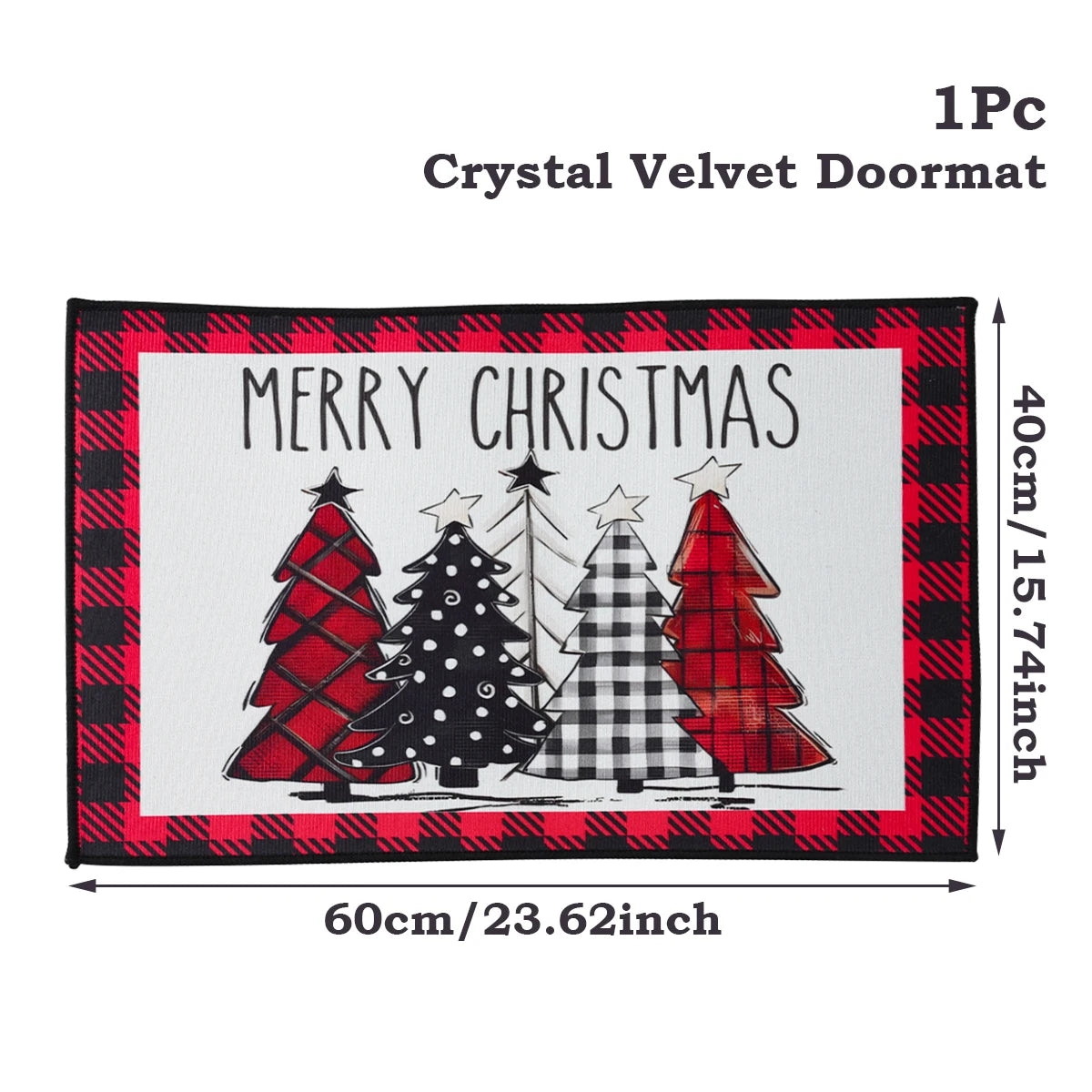 Christmas Door Mat Santa Claus Outdoor