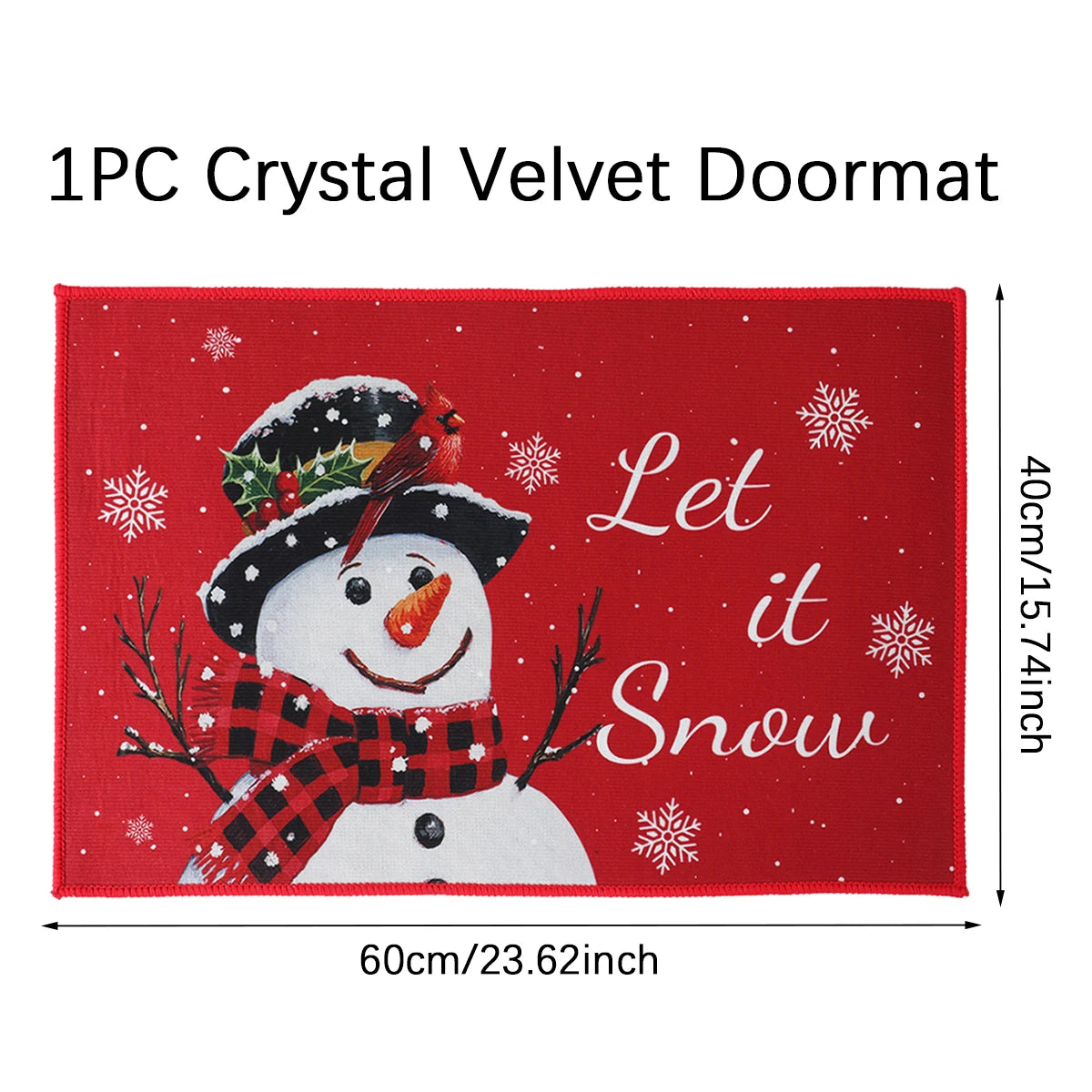 Christmas Door Mat Santa Claus Outdoor
